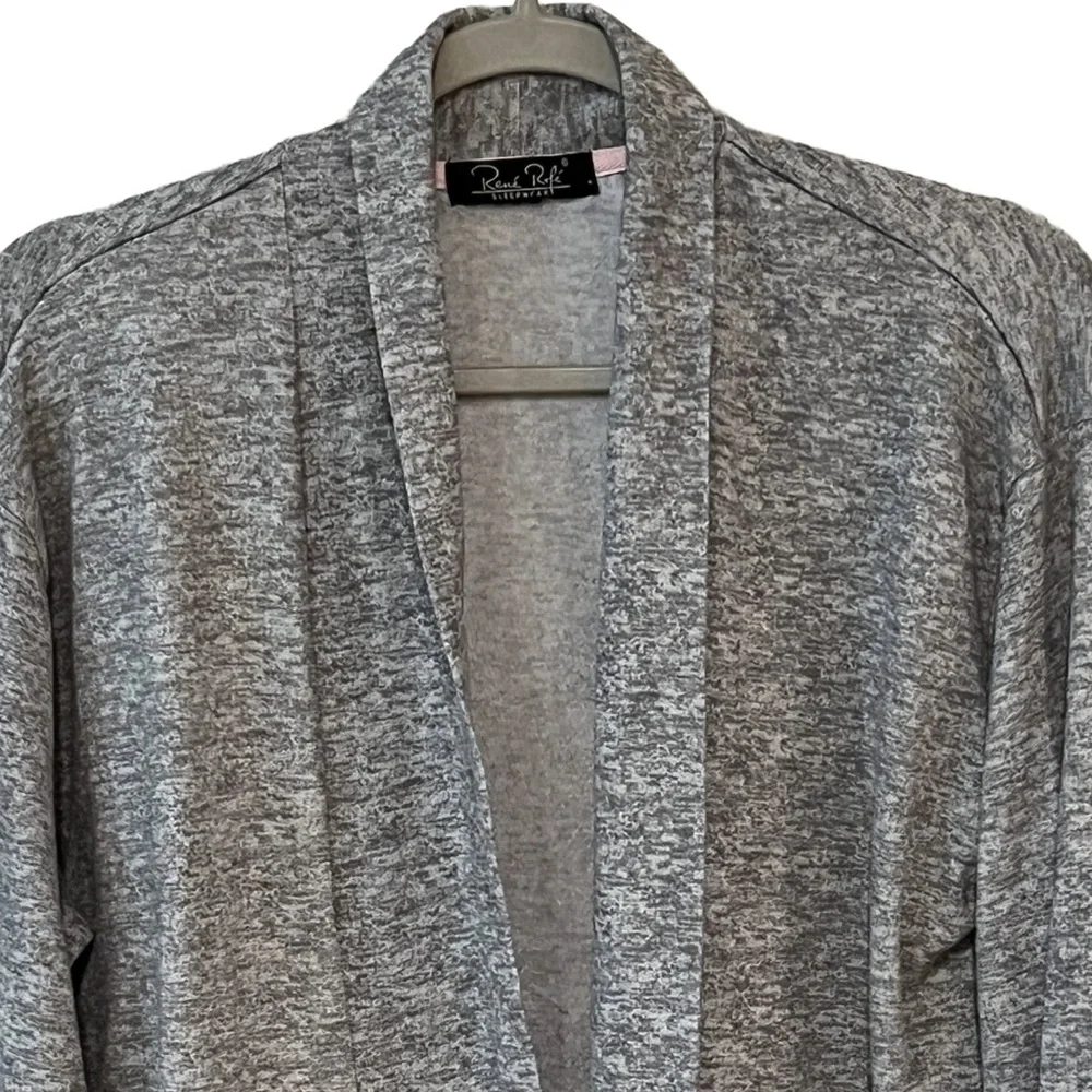 Rene Rofe Women's Gray Open Front Cardigan - Picture 3 of 4